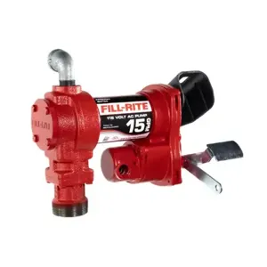 FILLRITE FR604H Fuel Transfer Pump, 115 VAC, 15 GPM GPM, Cast Iron, 1/6 | CP4ZYH 48YA15