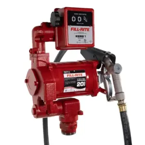 FILLRITE FR701V Electric Fuel Pump With Meter | AE6MEC 5TXG6