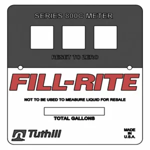 FILLRITE KIT800FPP Faceplate Kit | AG9DWR 19NK87