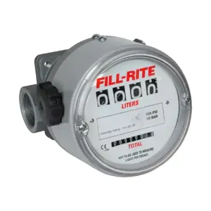 FILLRITE TN860AN1CAB2LBC Mechanical Flowmeter, 1 1/2 Inch Connection Size, FNPT, 150 psi Max. Pressure | CP4ZXM 48YA62