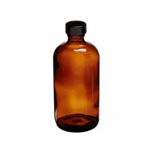 FINNERAN D0161-16 Bottle, 16 oz Labware Capacity, Type I Borosilicate Glass, Polyethylene, 12 Pack | CP6ACR 49AR74