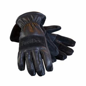 FIRE-DEX G2LXLC Leather Glove, Gauntlet Cuff, Size XL Cadet, Firefighting/Structural, Gauntlet, XL, 1 PR | CP6AED 784H48