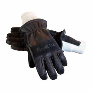 FIRE-DEX G2NMD Leather Glove, Knitwrist Cuff, Size M, NFPA Size 76N, Firefighting/Structural, Knit, 1 PR | CP6AET 784H52