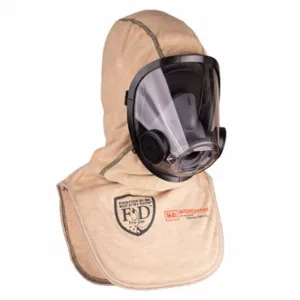 FIRE-DEX H41L1NBFHOS Particulate Blocking Fire Hood, DuPont/Nomex/PBIR/Lenzing Blend 20%/80% Material, Tan | CP6ADQ 784H61