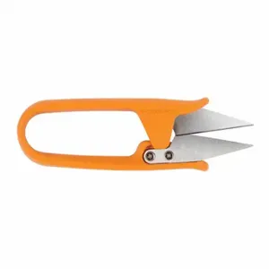 FISKARS 140160-1005 Thread Clip Snip, Ambidextrous, 5 Inch Overall Length, Straight, Pointed, Orange | CV4PTC 489X64