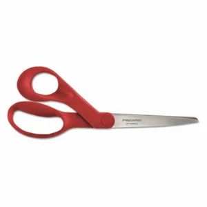 FISKARS 94507797J Left-Hand Scissors, 8 Inch, Red | CP6AHR 56XJ63