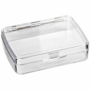 FLAMBEAU 2020-2 Storage Box, 3 7/8 Inch X 1 1/8 Inch, Clear, 1 Compartments, 0 Adjustable Dividers, Snap | CP6AJF 19YZ88