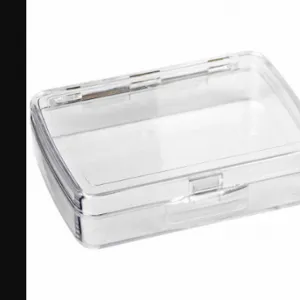 FLAMBEAU 2020-2 Storage Box, 3 7/8 Inch X 1 1/8 Inch, Clear, 1 Compartments, 0 Adjustable Dividers, Snap | CP6AJF 19YZ88