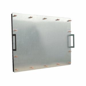 FLAME GARD 6EJA7 Duct Access Door, 15 Inch X 23 Inch, 16 Ga, Steel, Thumbscrews | CP6AJX