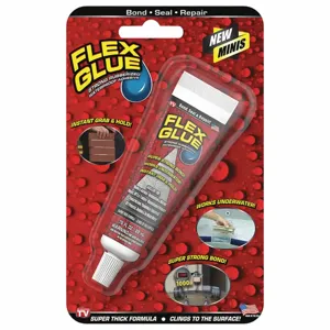 FLEX SEAL GFSWHTMINI Rubberized Glue/Adhesive, White | CE9LTF 55KE51