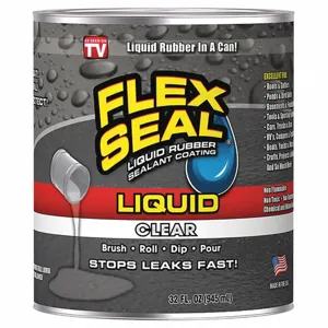 FLEX SEAL LFSCLRR32 Leak Sealer, Clear | CE9YND 55KE53