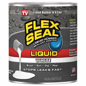 FLEX SEAL LFSWHTR32 Leak Sealer, White | CE9YMY 55KE56