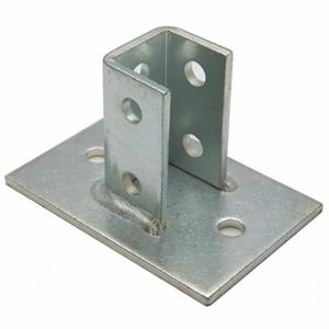 FLEX-STRUT FS-5810 E/G Post Bases For Single Channel, 1 5/8 Inch x 1 5/8 Inch For Strut Channel Size | CP6BET 253R97
