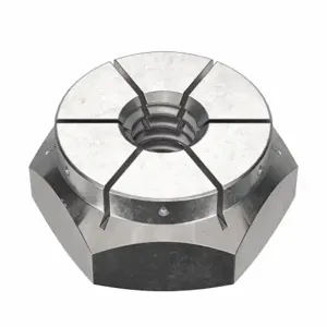 FLEXLOC 50FA-256 Lock Nut, #2-56 Thread Size, 18-8 Stainless Steel, 25PK | CG8VBG 44ZN50