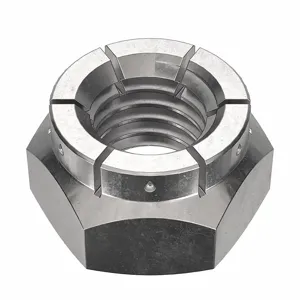 FLEXLOC 50FA-813 Lock Nut, 1/2-13 Thread Size, 18-8 Stainless Steel, 10PK | CG8VBN 44ZN44