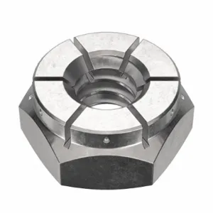 FLEXLOC 50FK-1024 Lock Nut, #10-24 Thread Size, 18-8 Stainless Steel, 100PK | CG8VBZ 44ZN53