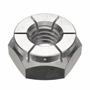 FLEXLOC 50FK-1032 Lock Nut, #10-32 Thread Size, 18-8 Stainless Steel, 100PK | CG8VCA 44ZN08