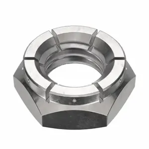 FLEXLOC 50FKF-813 Lock Nut, 1/2-13 Thread Size, 18-8 Stainless Steel, 25PK | CG8VCR 44ZM90