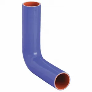 FLEXTECH 90-175 X 10 Elbow Hose, 1 3/4 Inch Hose Inside Dia, 20 Inch Hose Lg, Blue, Silicone, Silicone | CP6BFP 45GW29