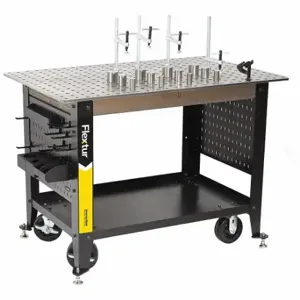 FLEXTUR 71500009 Welding Work Table, 35 Inch Heightt, 48 Inch Dp, 30 Inch Width, 2000 lb Wt Capacity | CP6BMH 797PT7