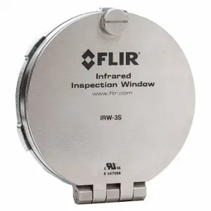 FLIR IRW-3S Infrared Window, 75 mm Dia Insert Size, 69 mm Dia Aperture, 3739 Sq mm, Nema 12/Nema 4 | CP6BUT 30ZY74