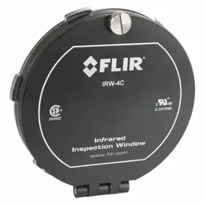 FLIR IRW-4C 4-1/2 Inch Round Infrared Window, 95 mm Dia Insert Size, 89 mm Dia Aperture, 6221 Sq mm | CR3BDC 11Y560