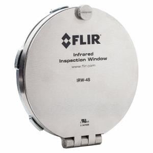 FLIR IRW-4S Infrared Window, 95 mm Dia Insert Size, 89 mm Dia Aperture, 6221 Sq mm, Nema 12/Nema 4 | CP6BUR 30ZY75