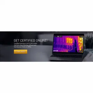 FLIR ITC-LVL-2-ONLINE Thermography Certification, Thermography, 32 Hours Over 4 Days, 61Kf01 | CP6BTE 61KF03