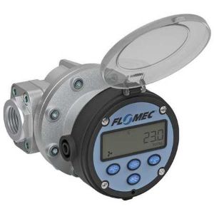 FLOMEC OM025A513-822R5G Electronic Flowmeter, Oval Gear, 2.6 To 40 gpm Flow Range, 1 FNPT | CG6EDA 61CV27 / OM025A513-822G5