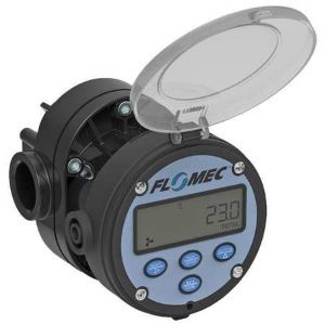 FLOMEC OM025P003-822R5G Electronic Flowmeter, Oval Gear, 2.6 To 40 gpm Flow Range, 1 FNPT | CG6ECT 61CV28 / OM025P003-820G5