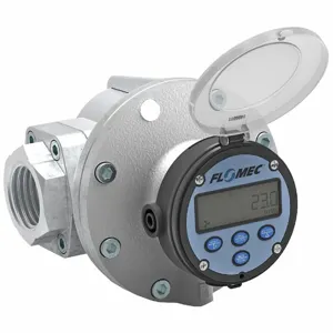 FLOMEC OM050A001-842R5G Electronic Flowmeter, Oval Gear, 8 to 130 gpm Flow Range, 2 FNPT | CG6ECY 61CV32 / OM050A001-846R7G