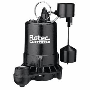 FLOTEC E75VLT Sump Pump, Cast Iron, Vert. Switch, 3/4HP | CP6BZU 58MW88