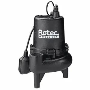 FLOTEC E75STVT Sewage Pump, Cast Iron, 3/4 Hp | CP6BZQ 58MW87