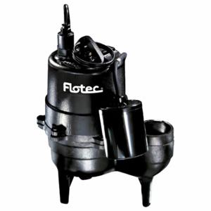 FLOTEC FPSE3601A Cast Iron Sewage pump with tethered float switch, 1/2, 115V, Tethered | CP6BZP 799VF2