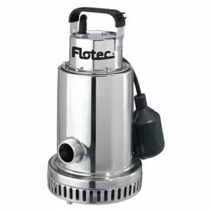 FLOTEC FPSS5700A Sump Pump, SS, 115V, 3/4HP | CP6BYZ 58MX82