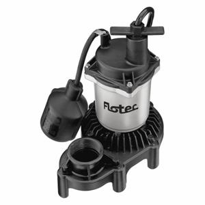 FLOTEC FPZS33T Sump Pump, Zinc/Thermoplastic, 1/3HP | CP6BZX 58MX85