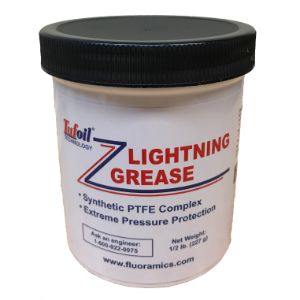 FLUORAMICS 9100005 Tufoil Lighting Grease Jar, 0.5 lbs | AG8HRM