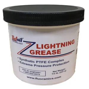 FLUORAMICS 9100005 Tufoil Lighting Grease Jar, 0.5 lbs | AG8HRM