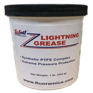 FLUORAMICS 9121262 Tufoil Lighting Grease Jar, 1 lbs | AG8HRN