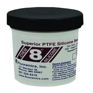 FLUORAMICS 9200009 Chem 8 Jar Silicone PTFE Lubricant 4 Oz | AG8HPB