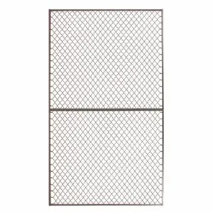 FOLDING GUARD CP4-8 Woven-Wire Parition Components, 8 ft Height x 48 Inch Weight, Gray, Powder-Coated | CP6EBQ 22PW19