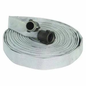 FOREST LITE G55H1F50Q Fire Hose, Single Jacket, 50 ft Hose Length, White, 1 Inch Hose Inside Dia | CP6END 462D87