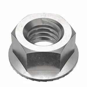 FOREVERBOLT FB3FHN3816P25 Lock Nut, 0.5625 Inch Flange Dia., 3/8-16 Thread Size, 316 Grade, 25PK | CG8VEA 53MF43