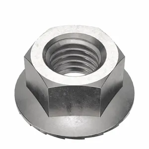 FOREVERBOLT FB3FHNM12P10 Lock Nut, 26.7mm Flange Dia., M12 x 1.75 Thread Size, A4 Grade, 10PK | CG8VEF 53MF36