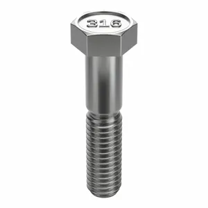 FOREVERBOLT FB3HEXB516182P5 Hex Head Cap Screw, 5/16-18 X 2 Inch Size, Stainless Steel, Non Grade, 5Pk | AH7BZL 36RG54