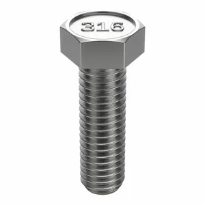 FOREVERBOLT FB3HEXB3816114P25 Hex Head Cap Screw, 3/8-16 X 1-1/4 Inch Size, Stainless Steel, Non Grade, 25Pk | AH7CAM 36RG78