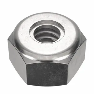 FOREVERBOLT FB3LN1024P50 Lock Nut, 0.375 Inch Flange Dia., #10-24 Thread Size, 316 Grade, 50PK | CG8VGF 53ME72