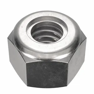 FOREVERBOLT FB3LN1420P50 Lock Nut, 0.4219 Inch Flange Dia., 1/4-20 Thread Size, 316 Grade, 50PK | CG8VGJ 53ME73