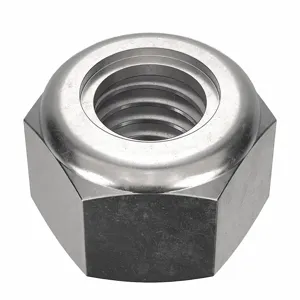 FOREVERBOLT FB3LN51618P50 Lock Nut, 0.5 Inch Flange Dia., 5/16-18 Thread Size, 316 Grade, 50PK | CG8VGN 53ME74