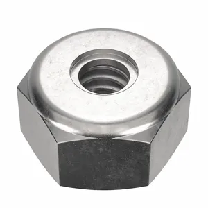 FOREVERBOLT FB3LN632P50 Lock Nut, 0.3125 Inch Flange Dia., #6-32 Thread Size, 316 Grade, 50PK | CG8VGQ 53ME69